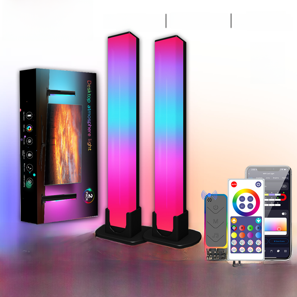 Barra de luz RGB con controlador y altavoz