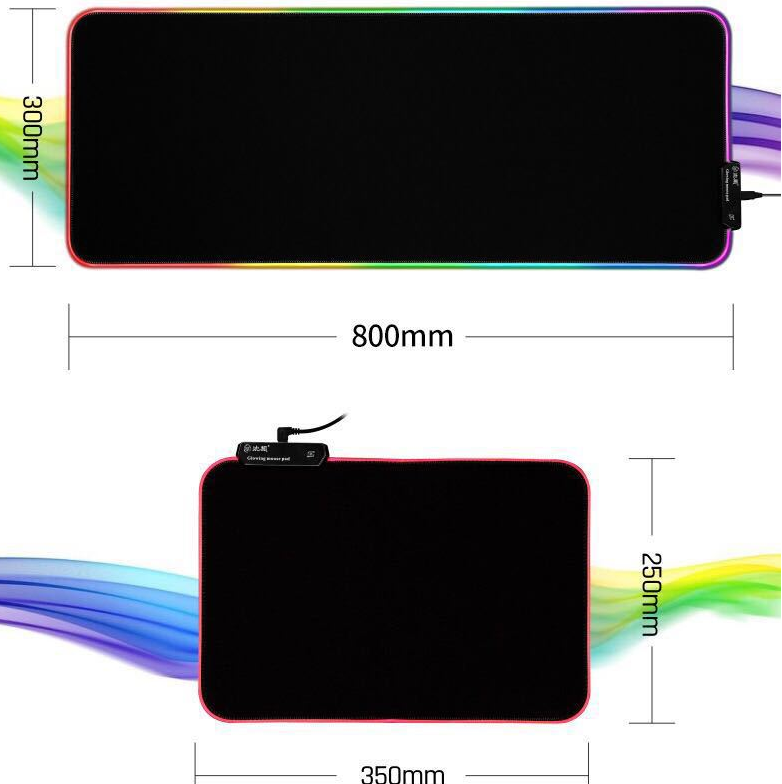 Alfombrilla Gaming XL RGB con Carga Inalámbrica