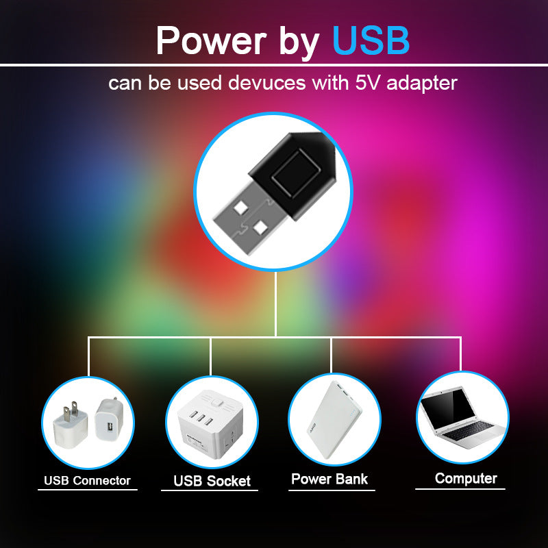 Luz LED RGB para TV con Control