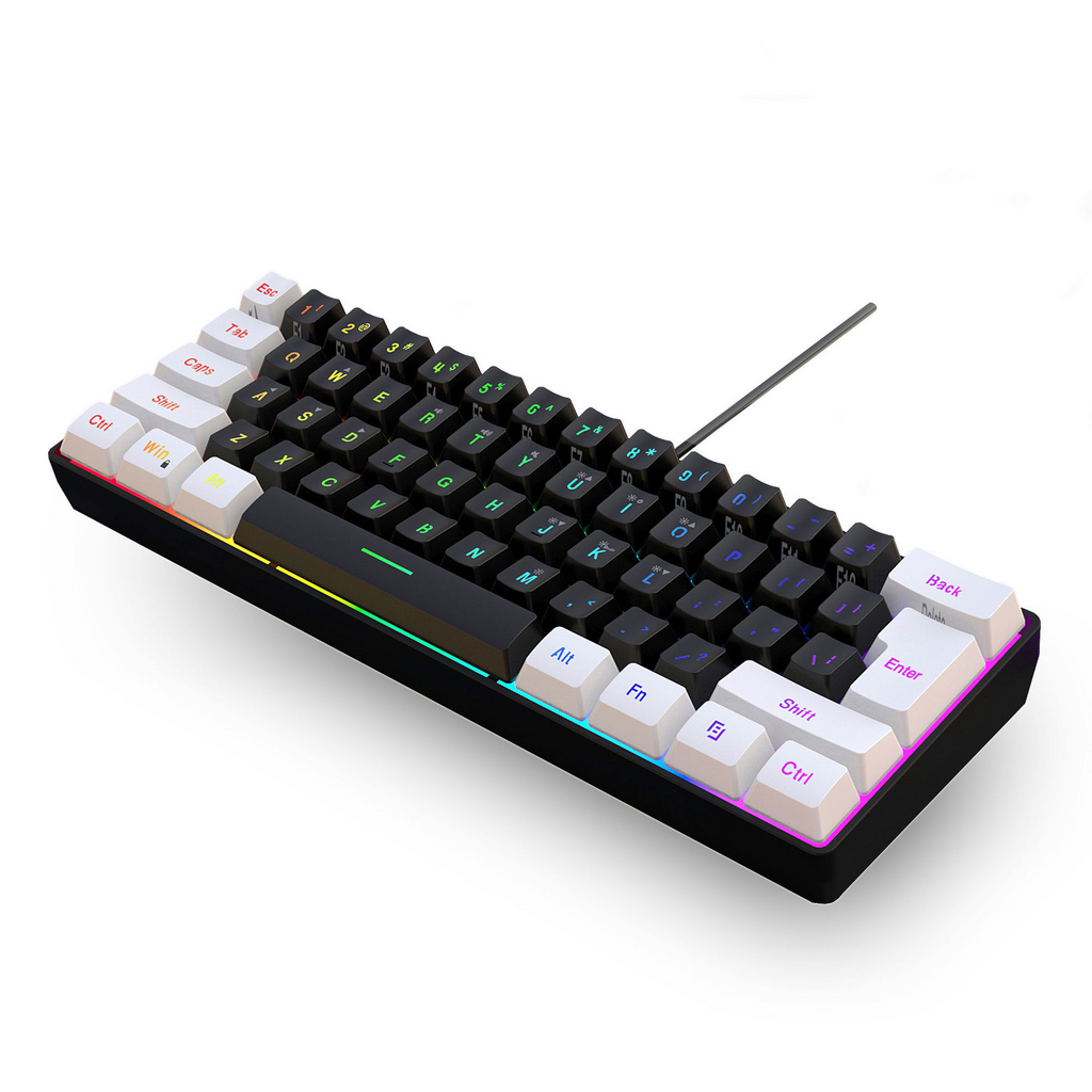 Teclado de Membrana de 61 Teclas con Cable